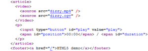 HTML5 examples in the wild